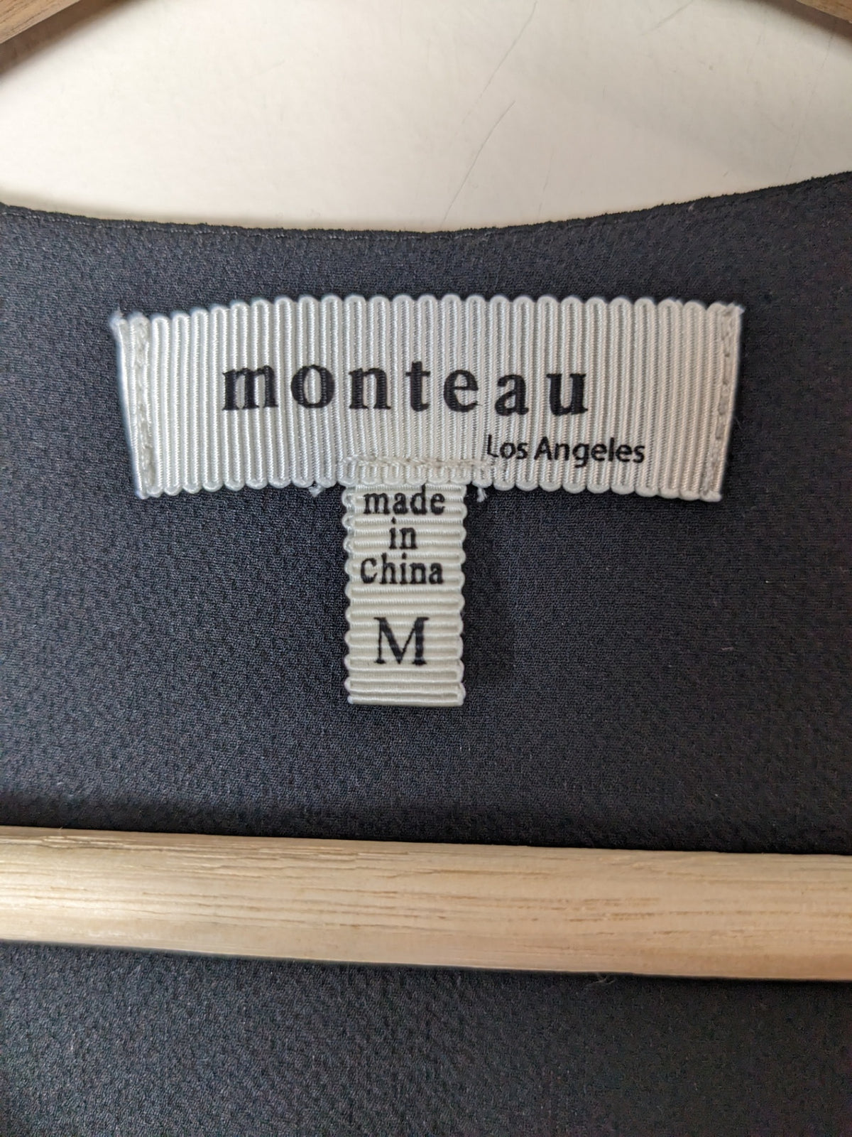 Monteau Black Dress - M