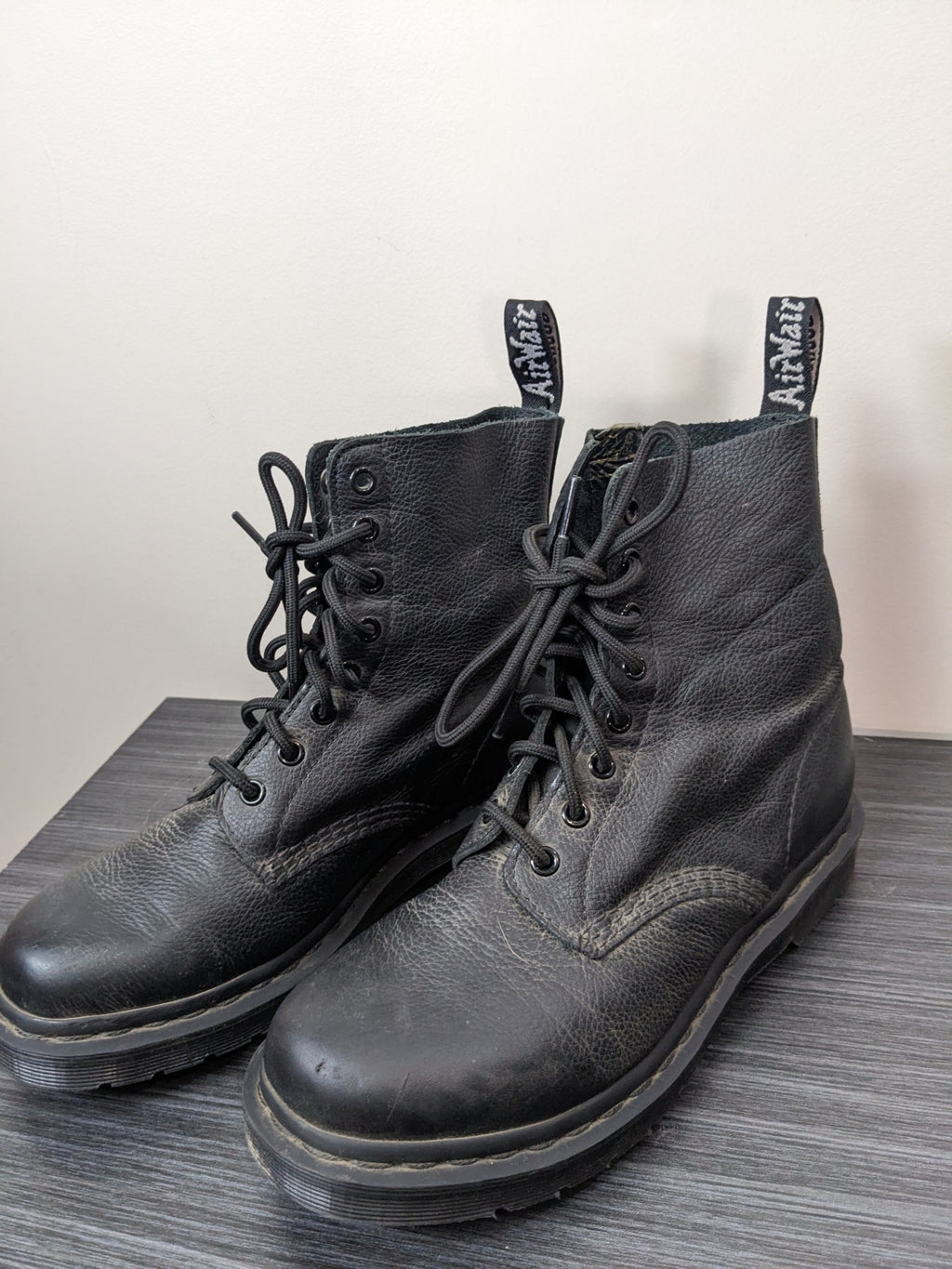 Dr. Martens Black Lace Up Boots - sz 8