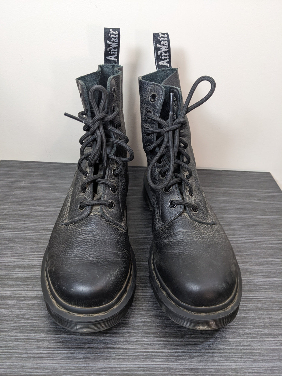 Dr. Martens Black Lace Up Boots - sz 8