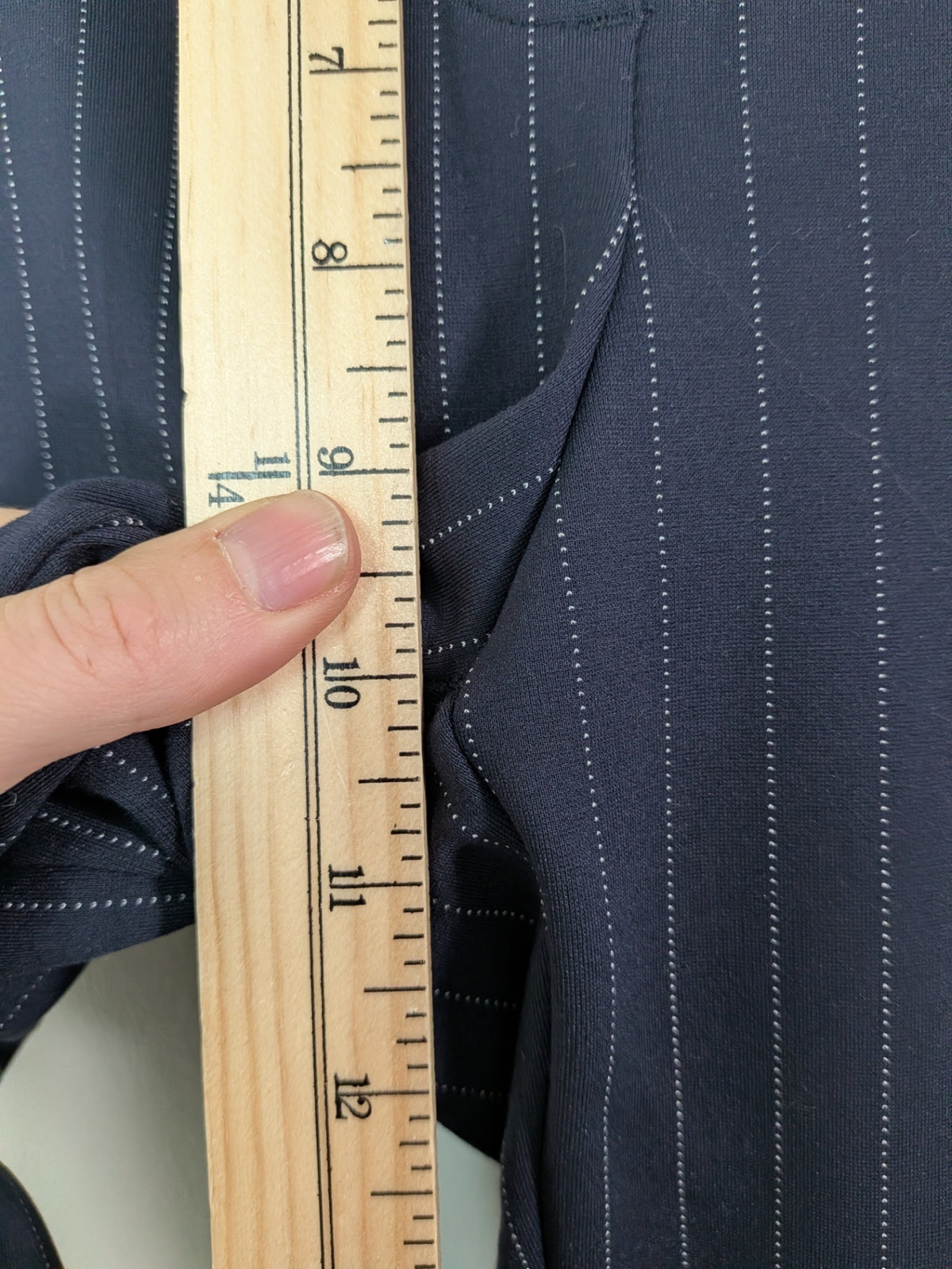 NWT Reitmans straight leg blue pinstripe trouser - 8