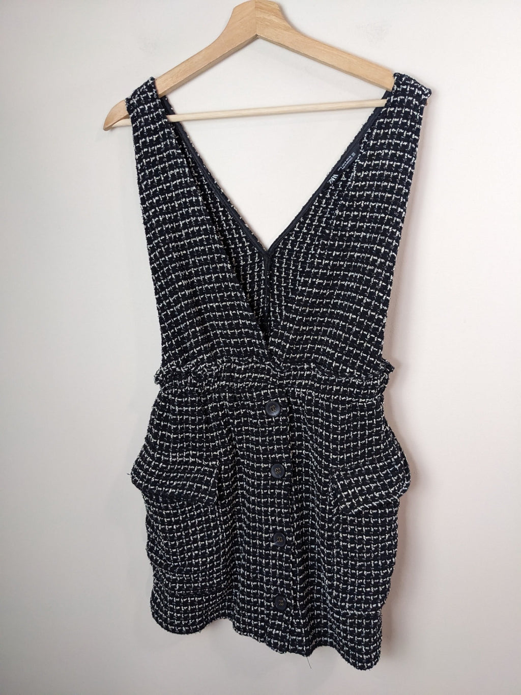 ZARA Black & White Dress - M