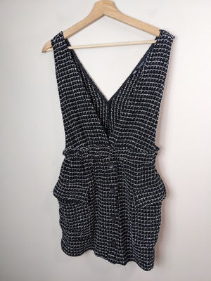 ZARA Black & White Dress - M