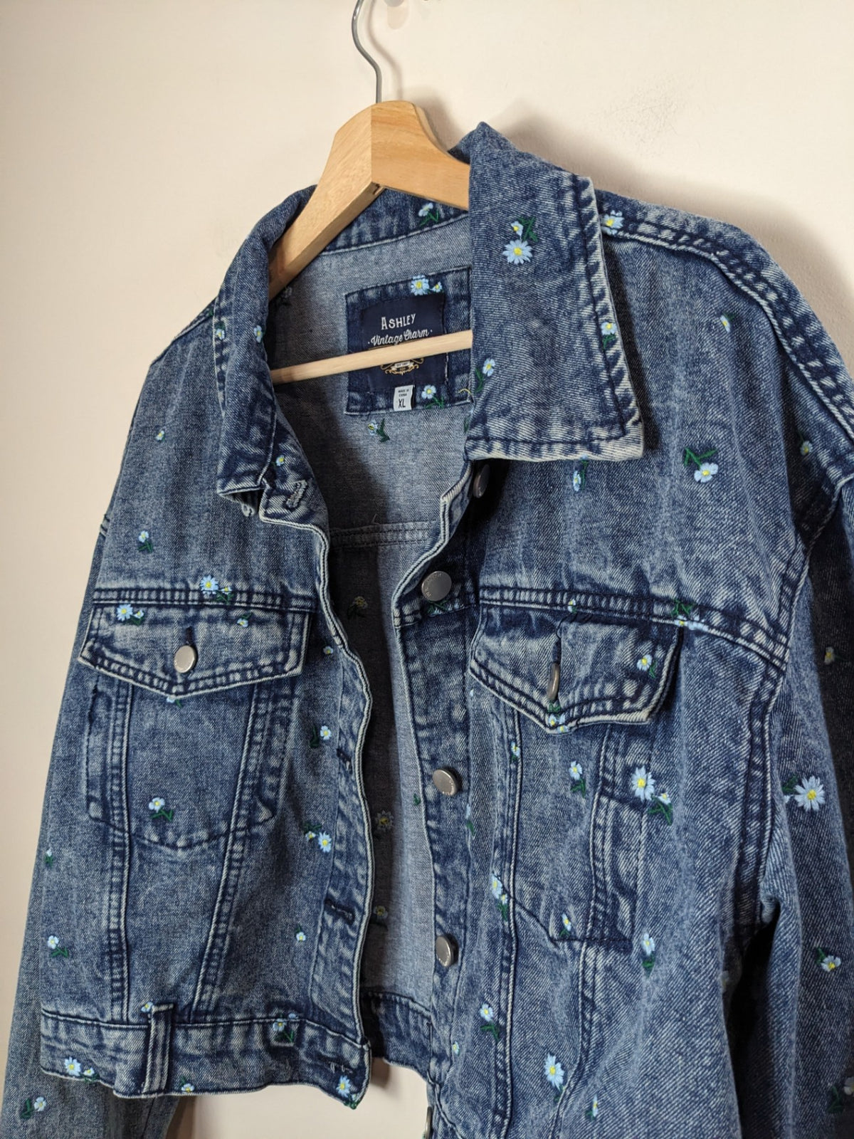 Ashley Daisy Jean Jacket - XL