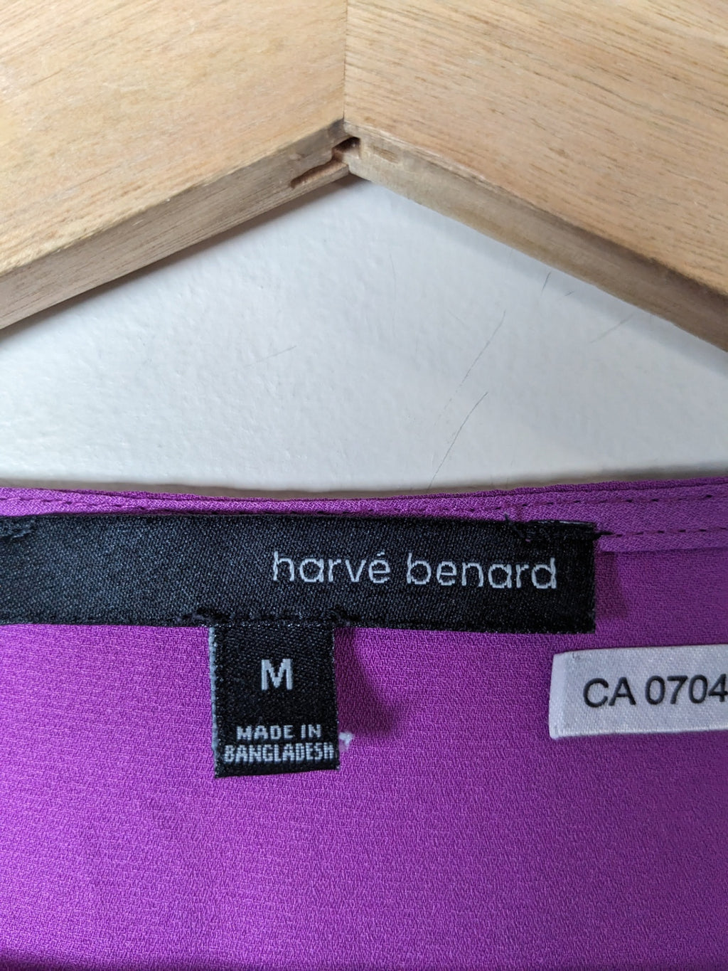 harvé benard purple blouse - M