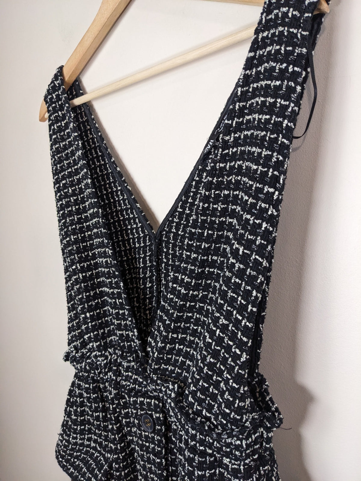 ZARA Black & White Dress - M