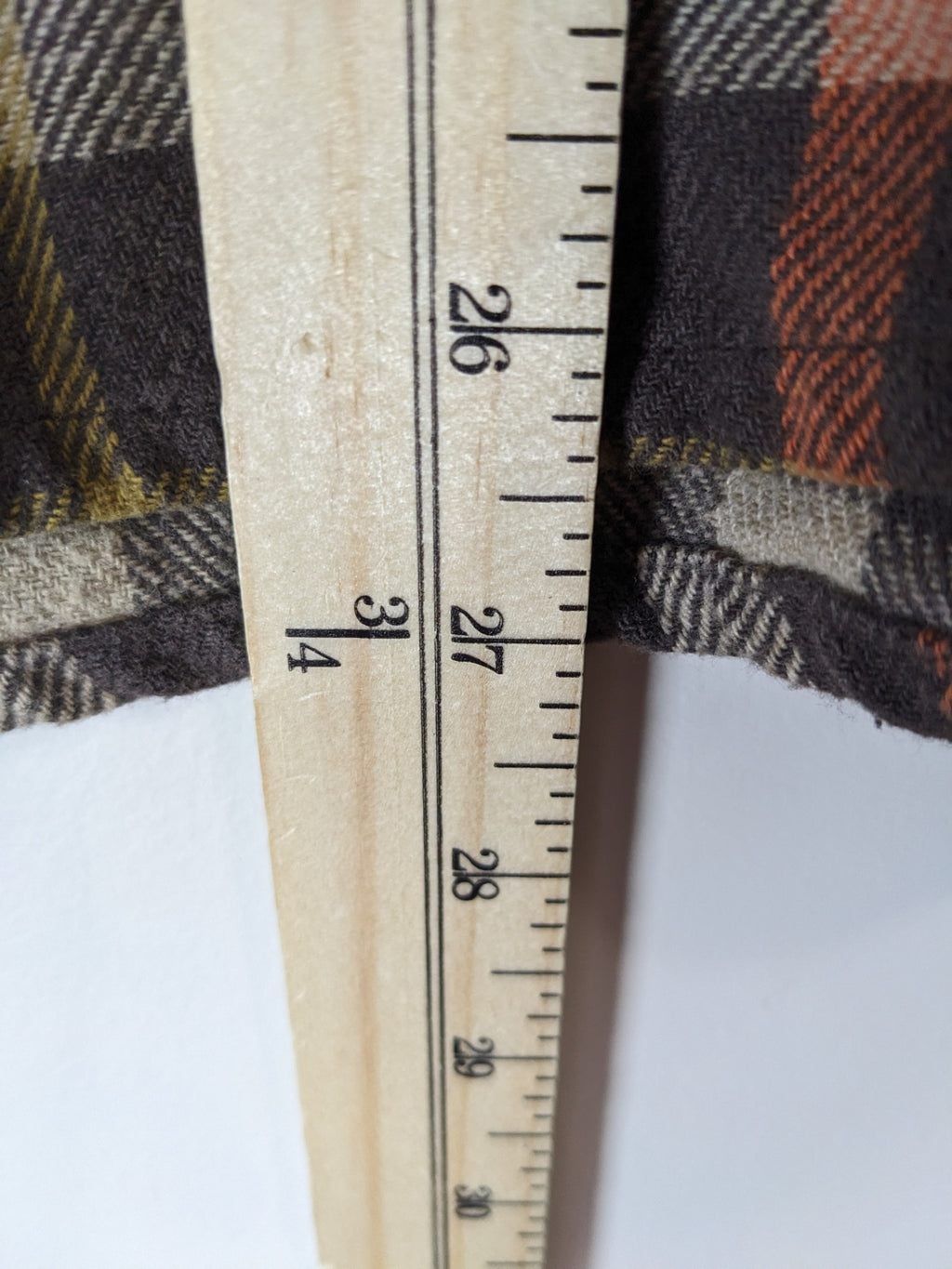 ANIÁN Brown Flannel Shirt - L