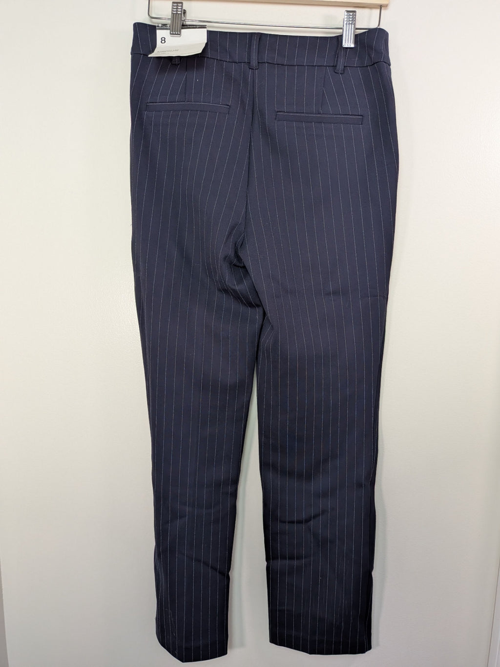 NWT Reitmans straight leg blue pinstripe trouser - 8