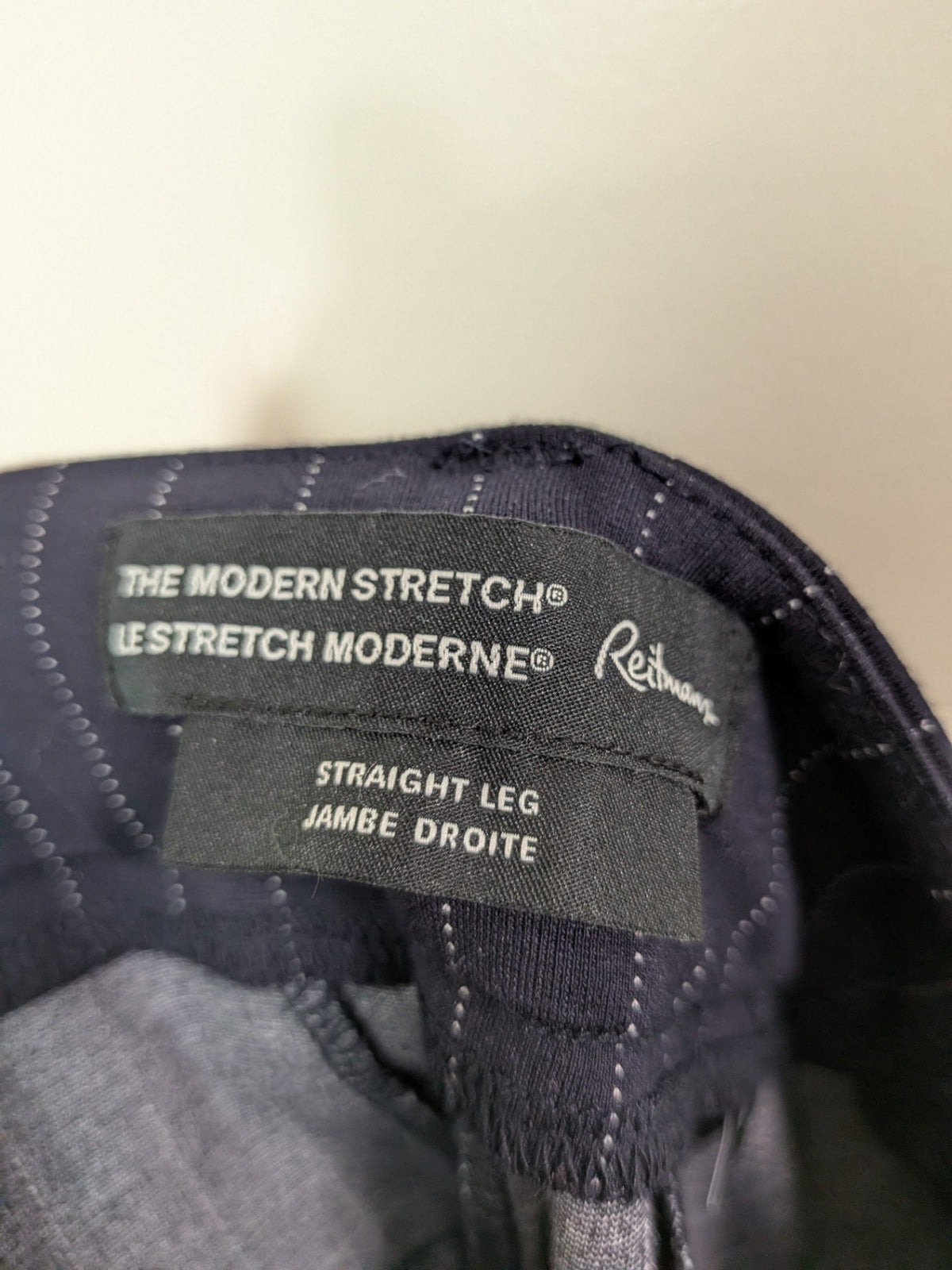 NWT Reitmans straight leg blue pinstripe trouser - 8