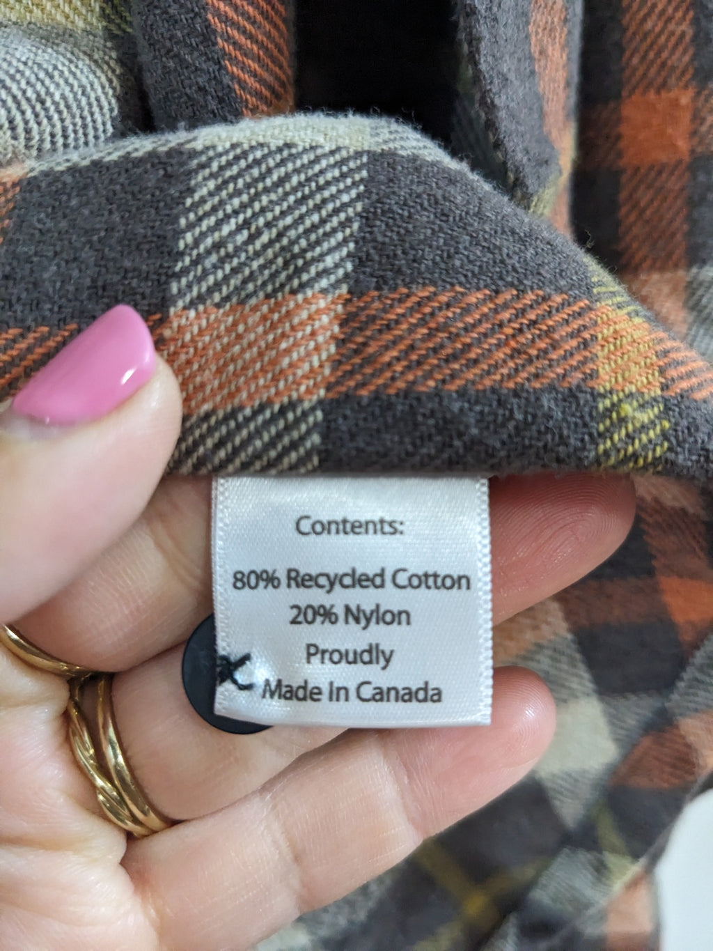 ANIÁN Brown Flannel Shirt - L