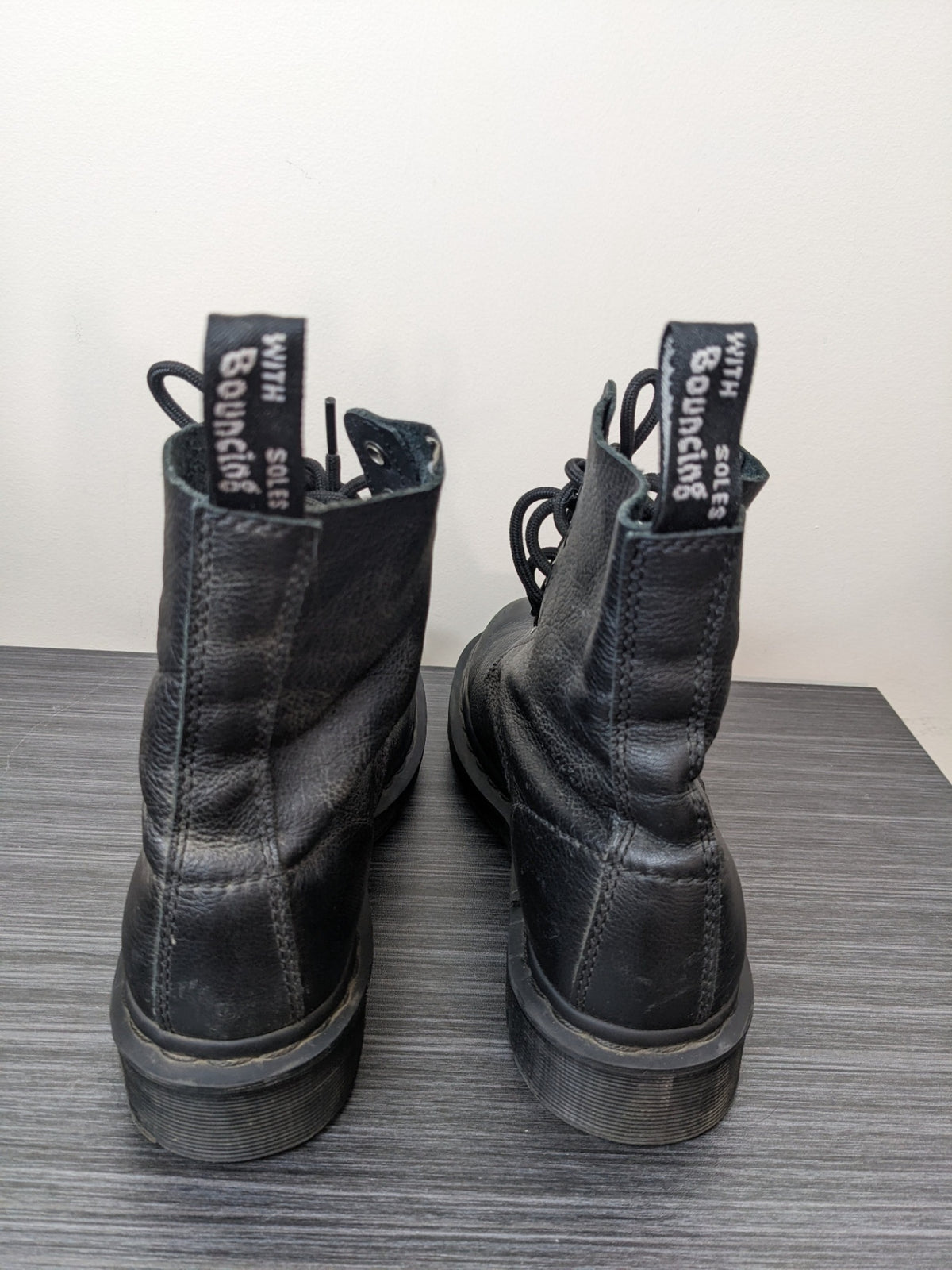 Dr. Martens Black Lace Up Boots - sz 8