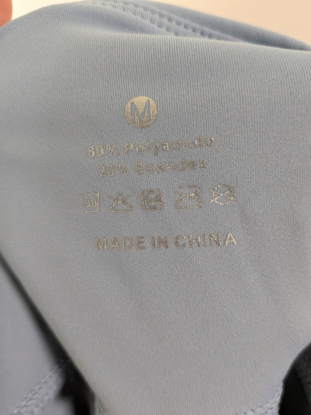 Unknown brand blue leggings - M