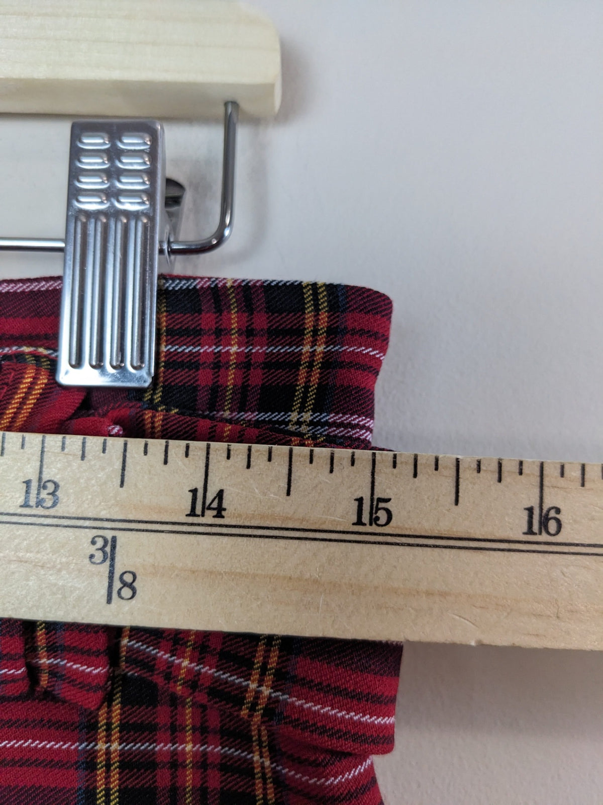 FOREVER 21 red plaid skirt - L