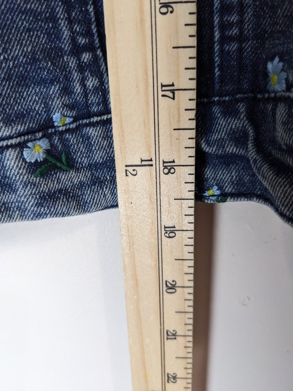 Ashley Daisy Jean Jacket - XL