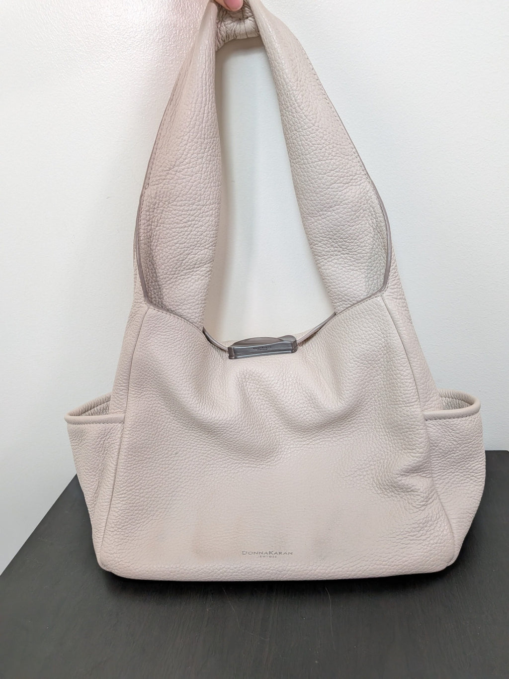 Donna Karan white shoulder bag