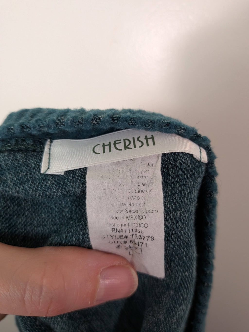 Cherish blue sweater - L