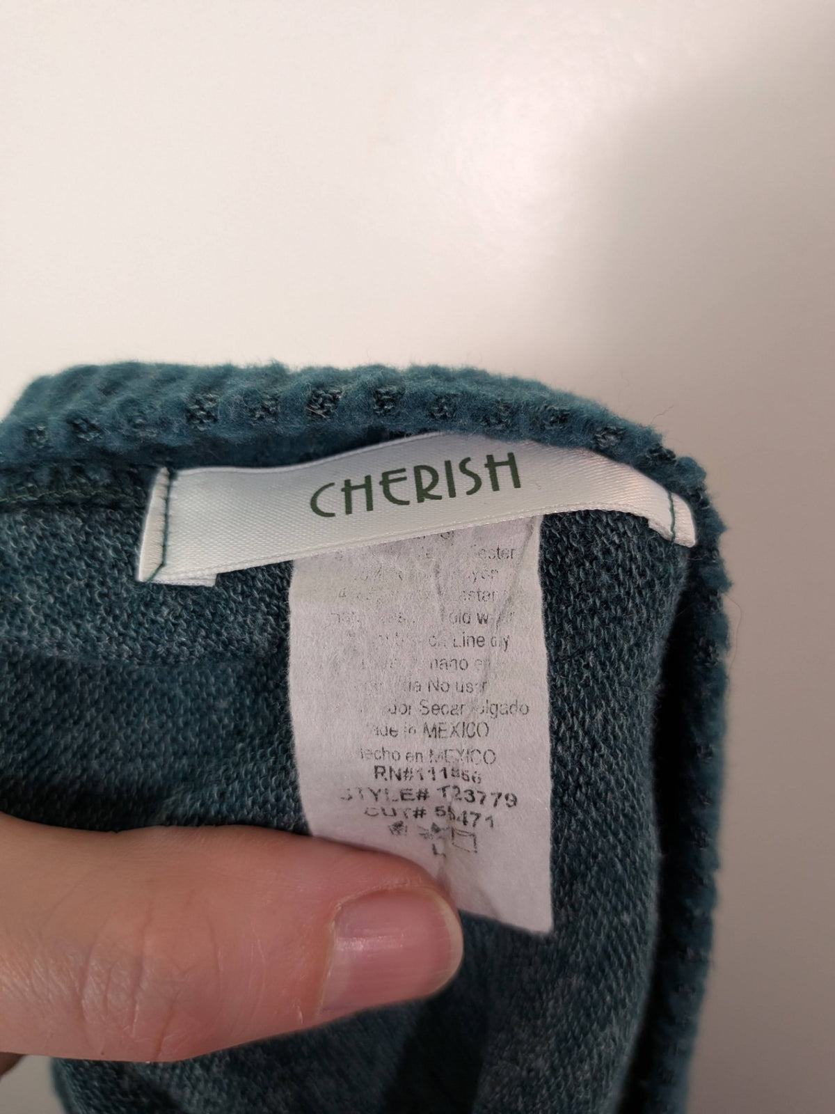 Cherish blue sweater - L