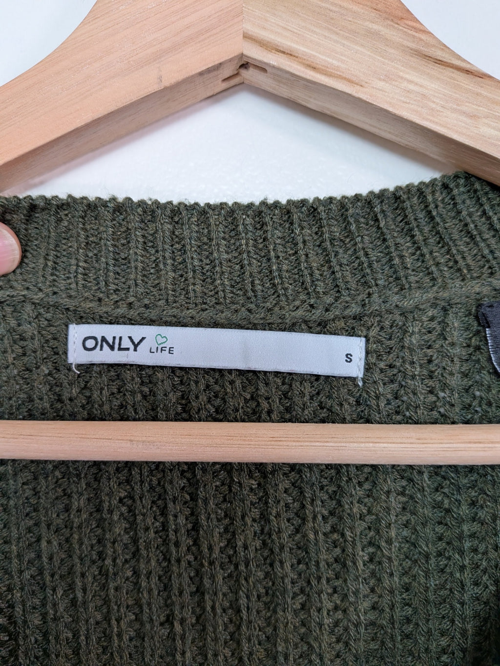 Only green knit dress - S