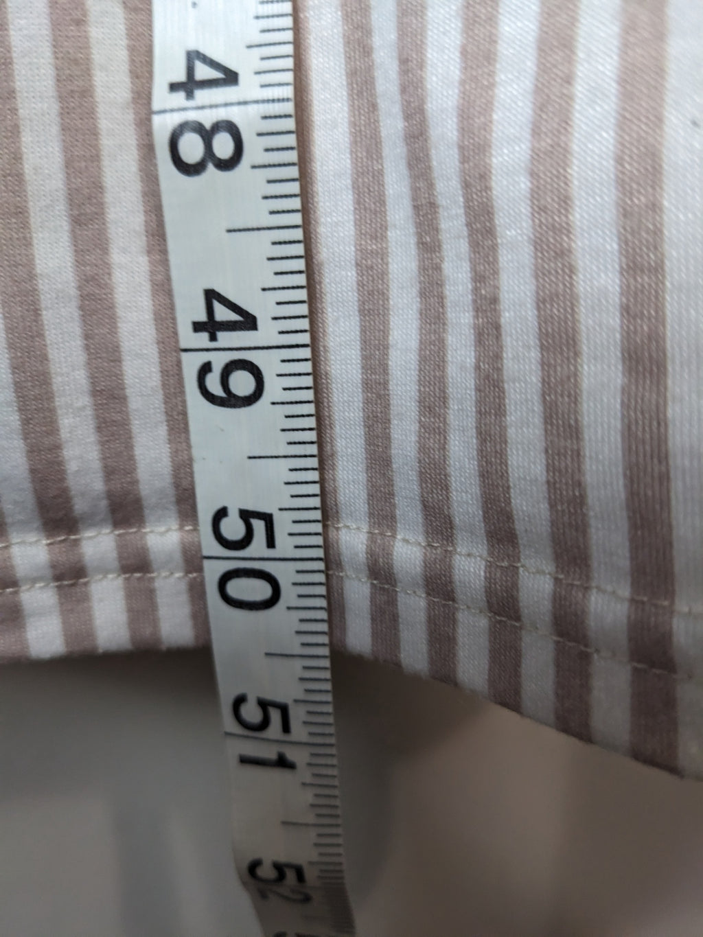Shein Tan & White Maxi Dress - 2XL