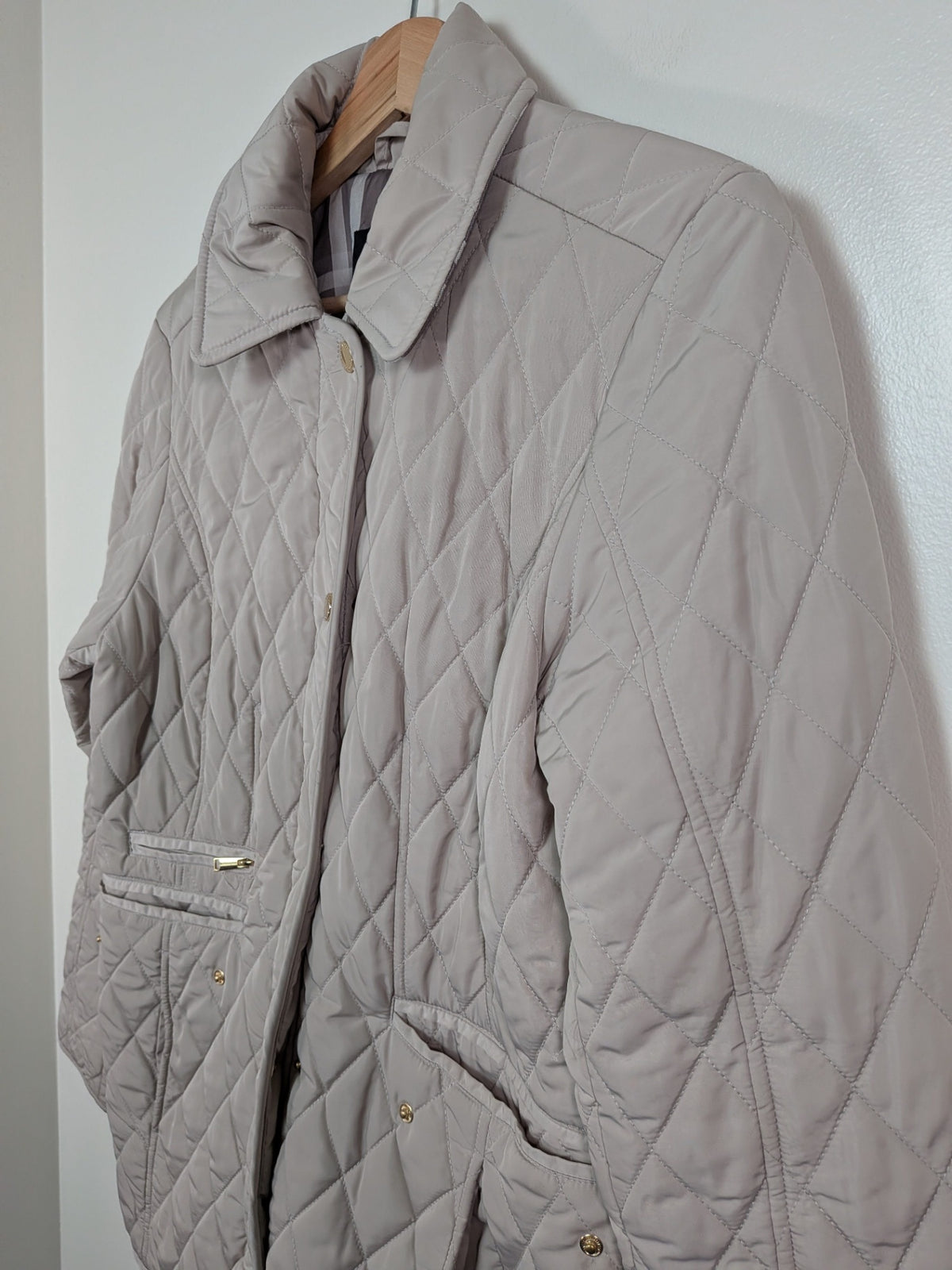 London Fog quilted jacket - M