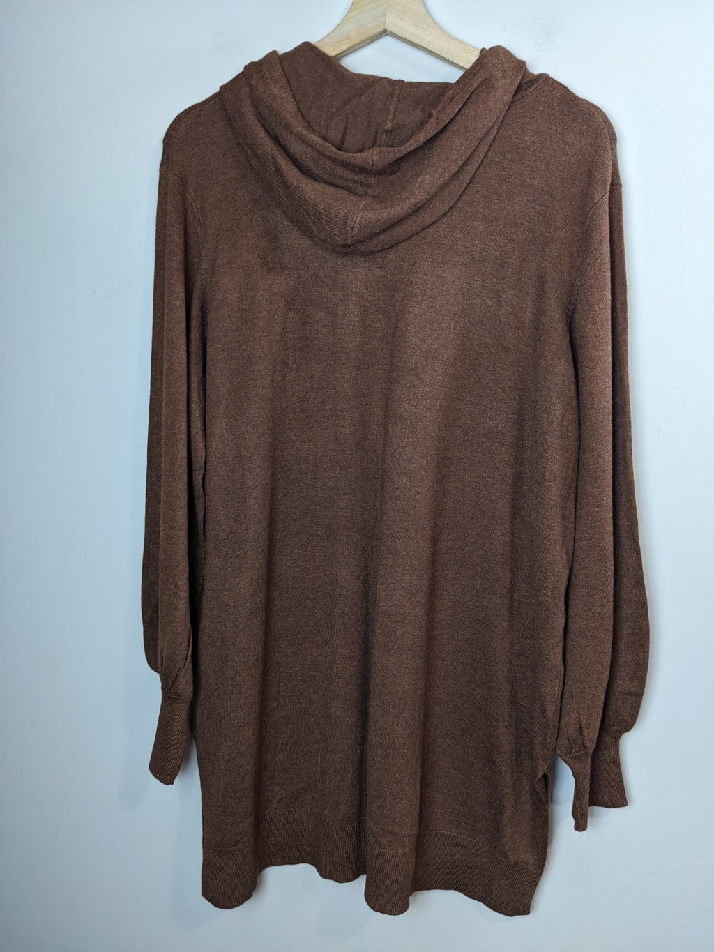 b.young brown hoodie sweater dress - XXL