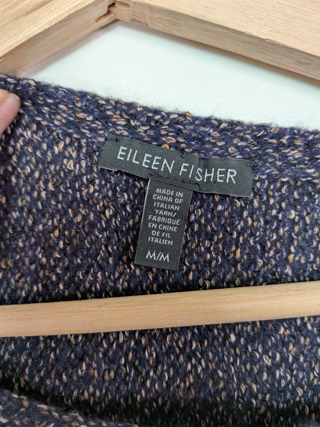 Eileen Fisher purple sweater - M
