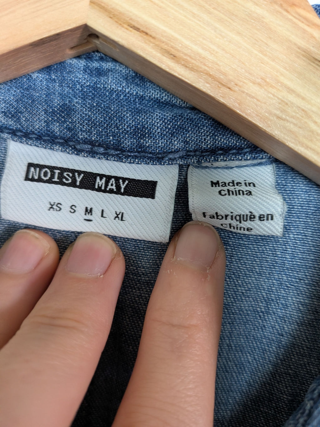 Noisy May denim shirt - M