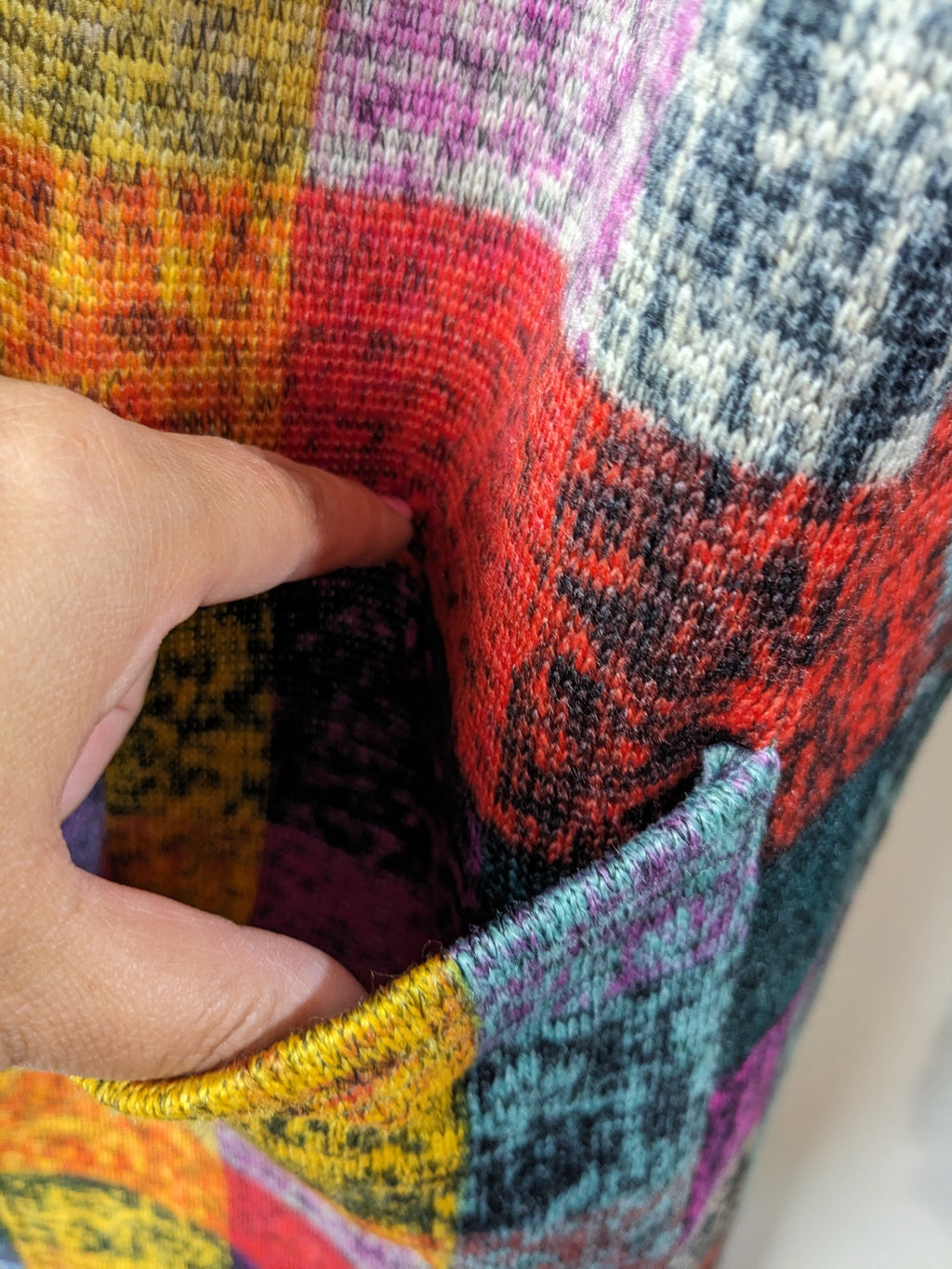 Patterned Coat - 3XL