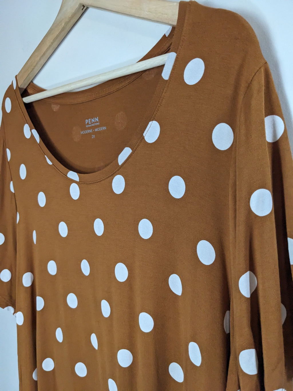 Penningtons Polka Dot T-Shirt - 2X