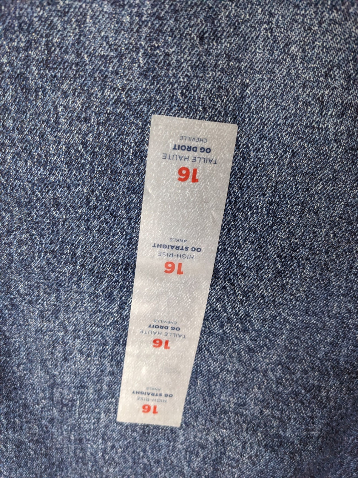 NWT OLD NAVY Dark Wash OG Straight - 16
