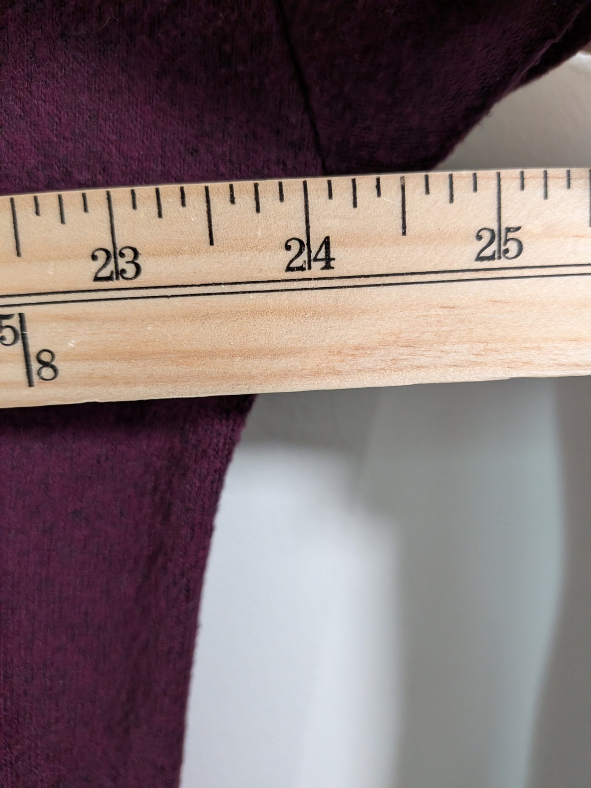 Cherish burgundy long cardigan - L