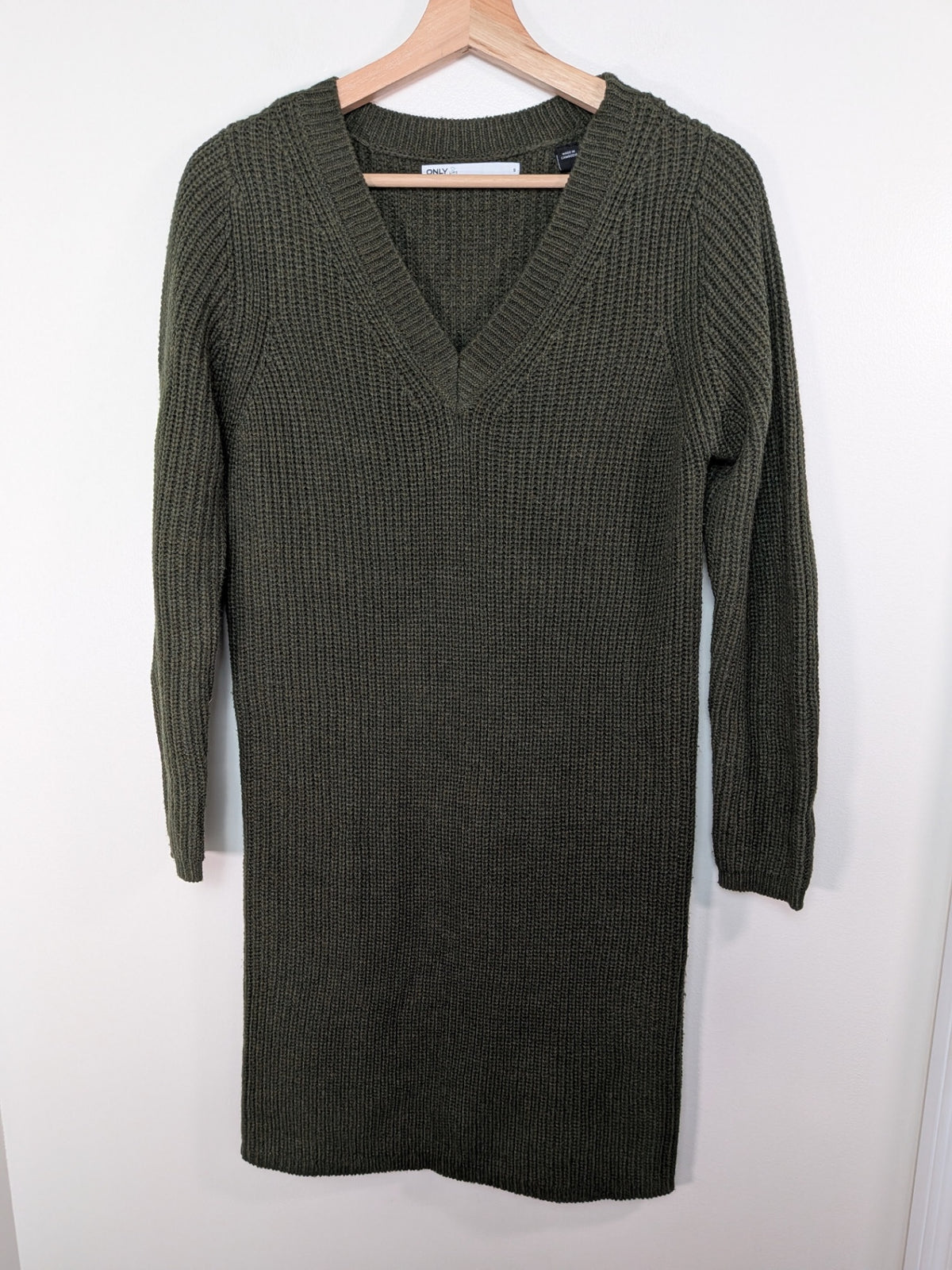 Only green knit dress - S