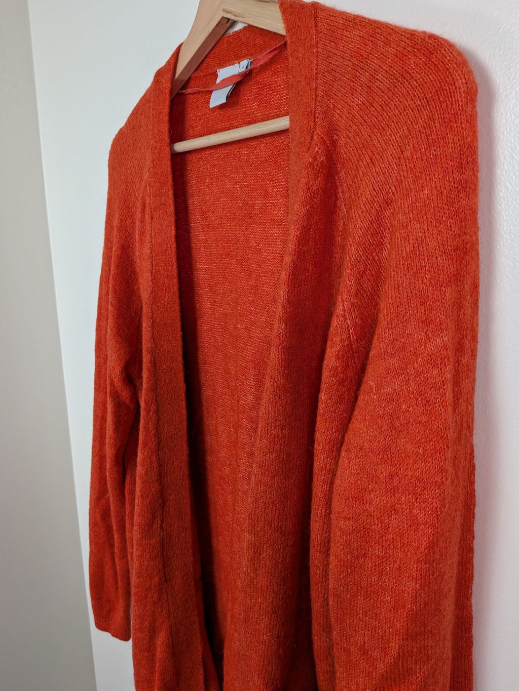 Ichi orange cardigan - M