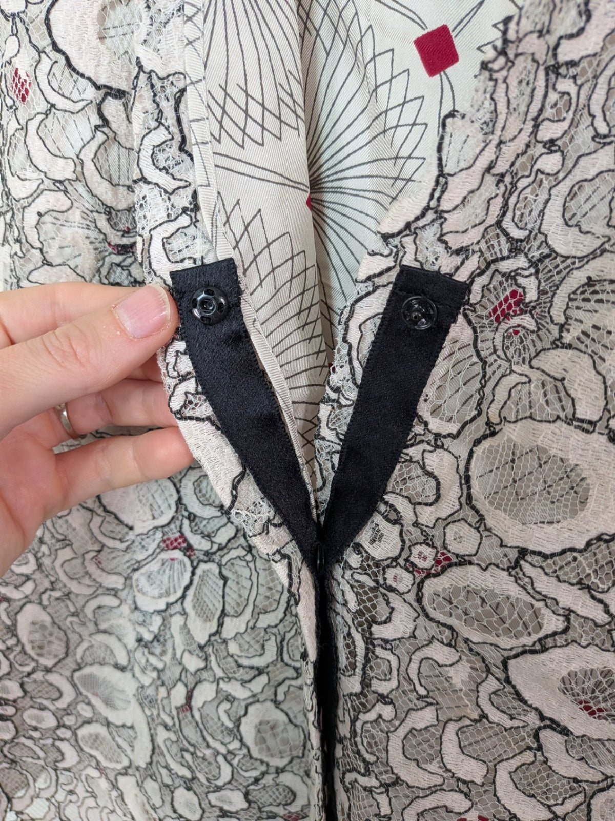 Lida Baday silk lined blouse - 8