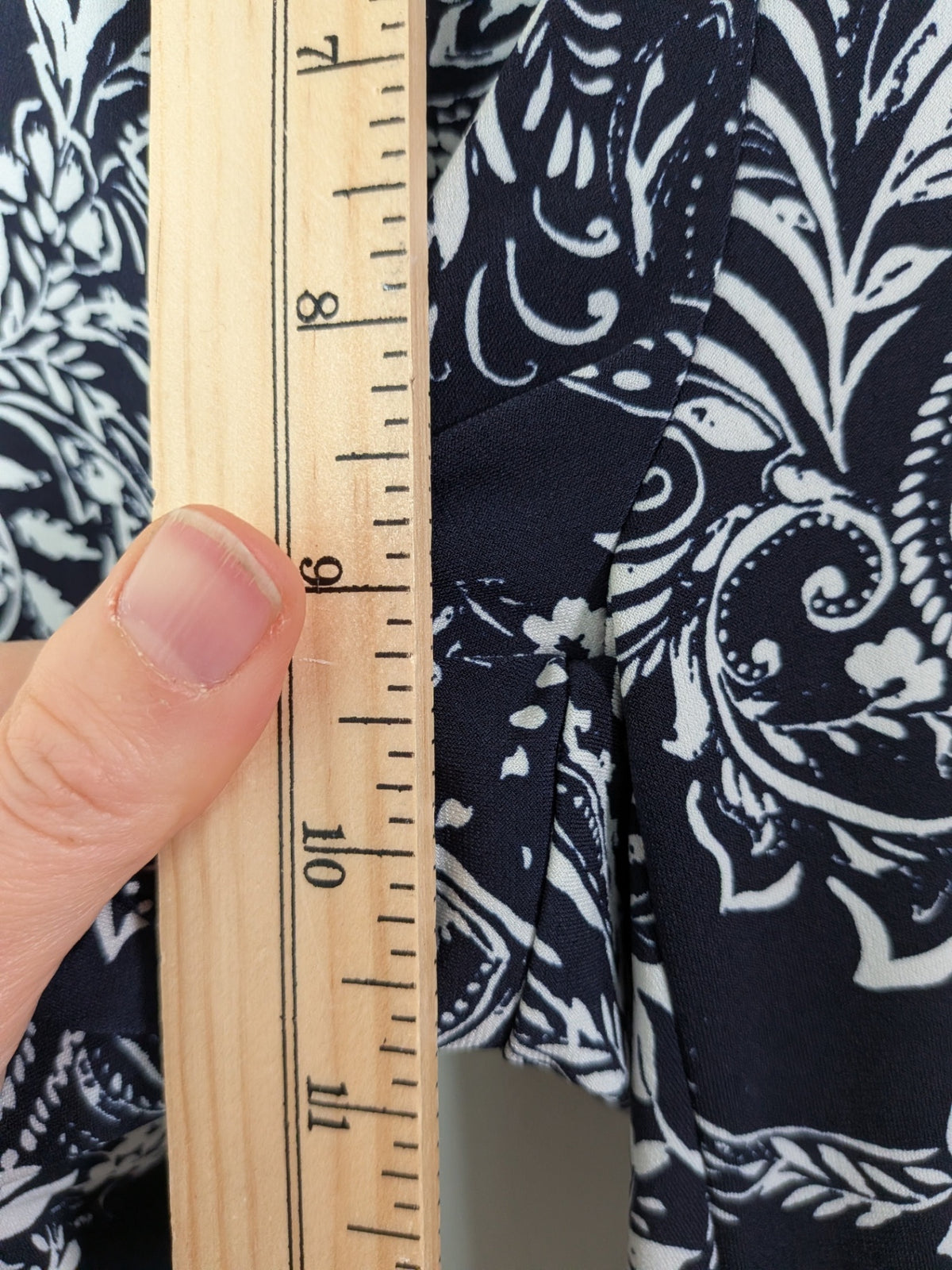 Laura paisley print pants - S