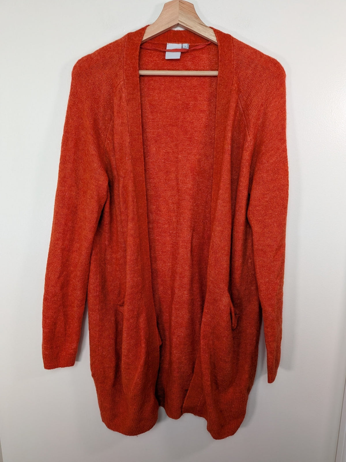 Ichi orange cardigan - M
