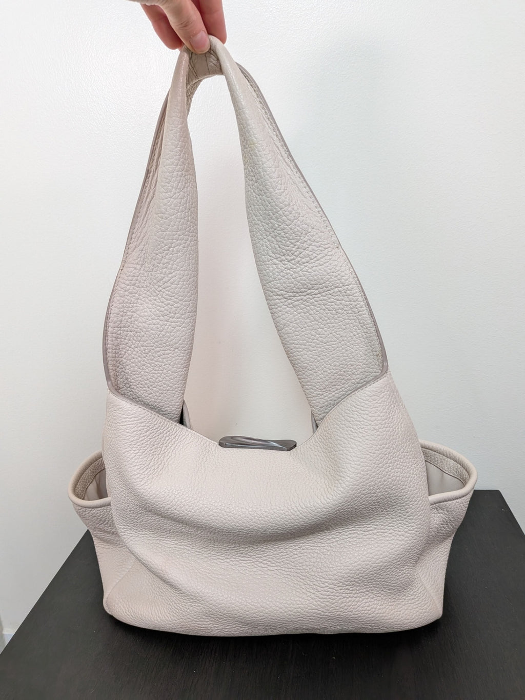 Donna Karan white shoulder bag