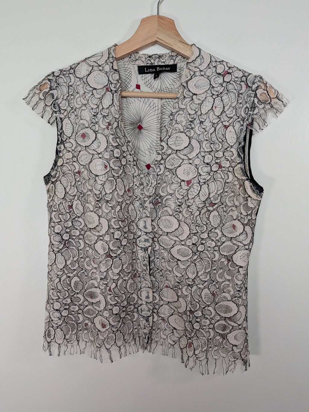Lida Baday silk lined blouse - 8