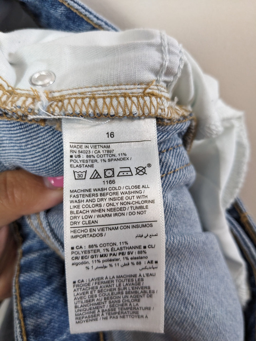 NWT OLD NAVY OG Straight Jeans - 16