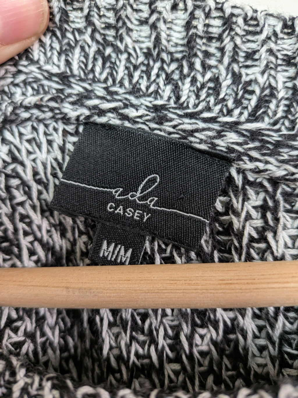 ada casey grey sweater- M