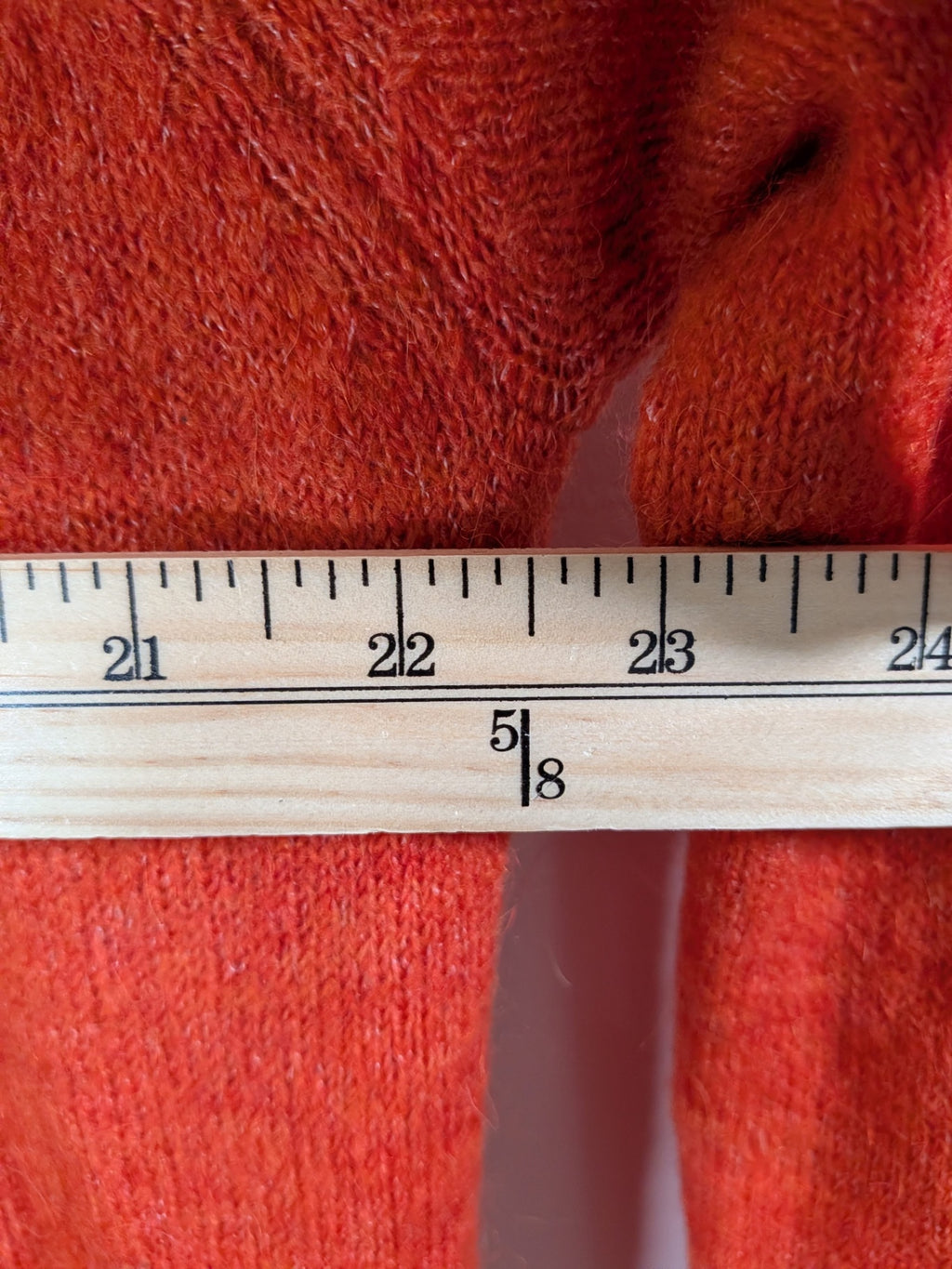 Ichi orange cardigan - M