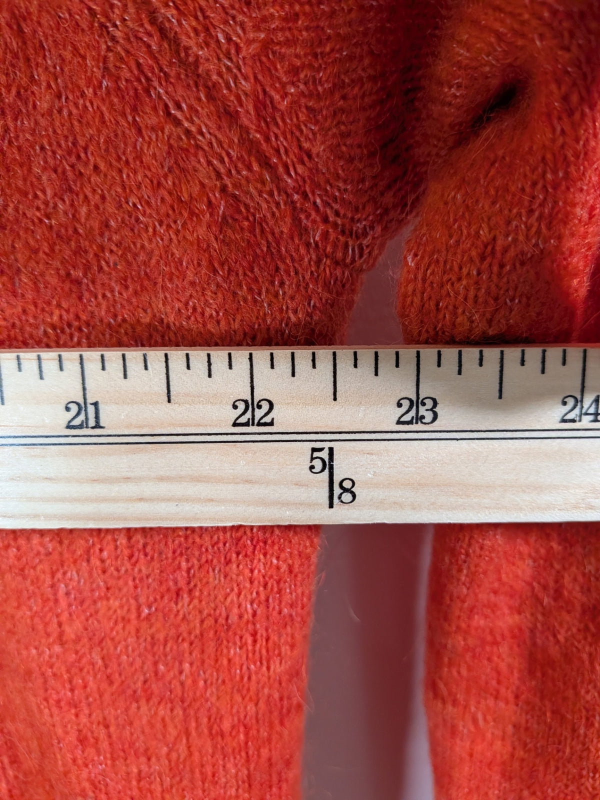 Ichi orange cardigan - M