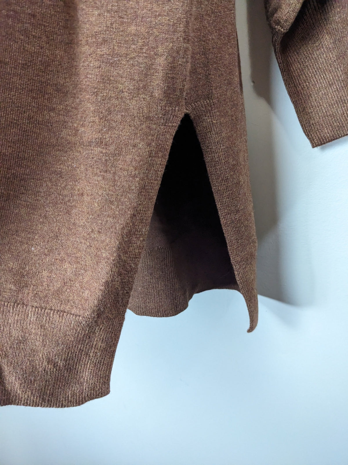 b.young brown hoodie sweater dress - XXL