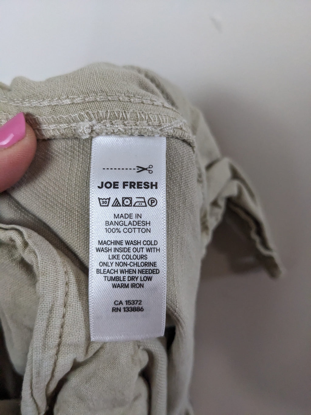 JOE FRESH Beige Cargo Pants - L