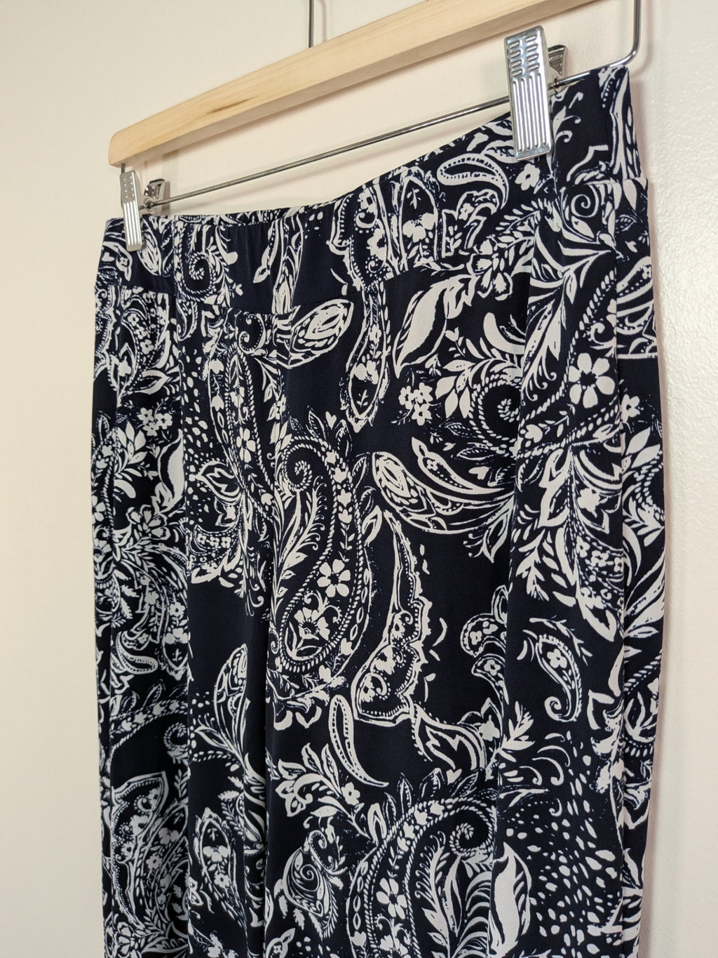 Laura paisley print pants - S