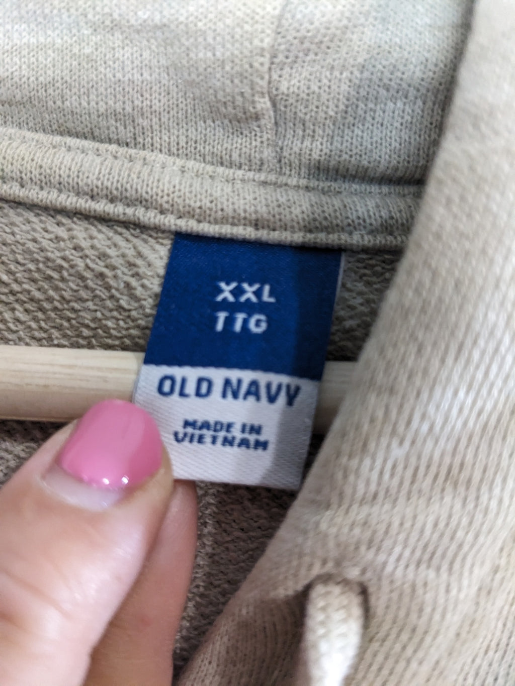 Old Navy Beige Hoddie Dress - XXL