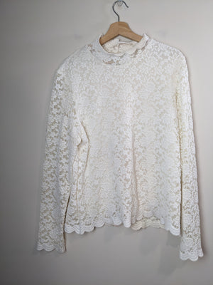 Coldwater Creek Lace Blouse - XL