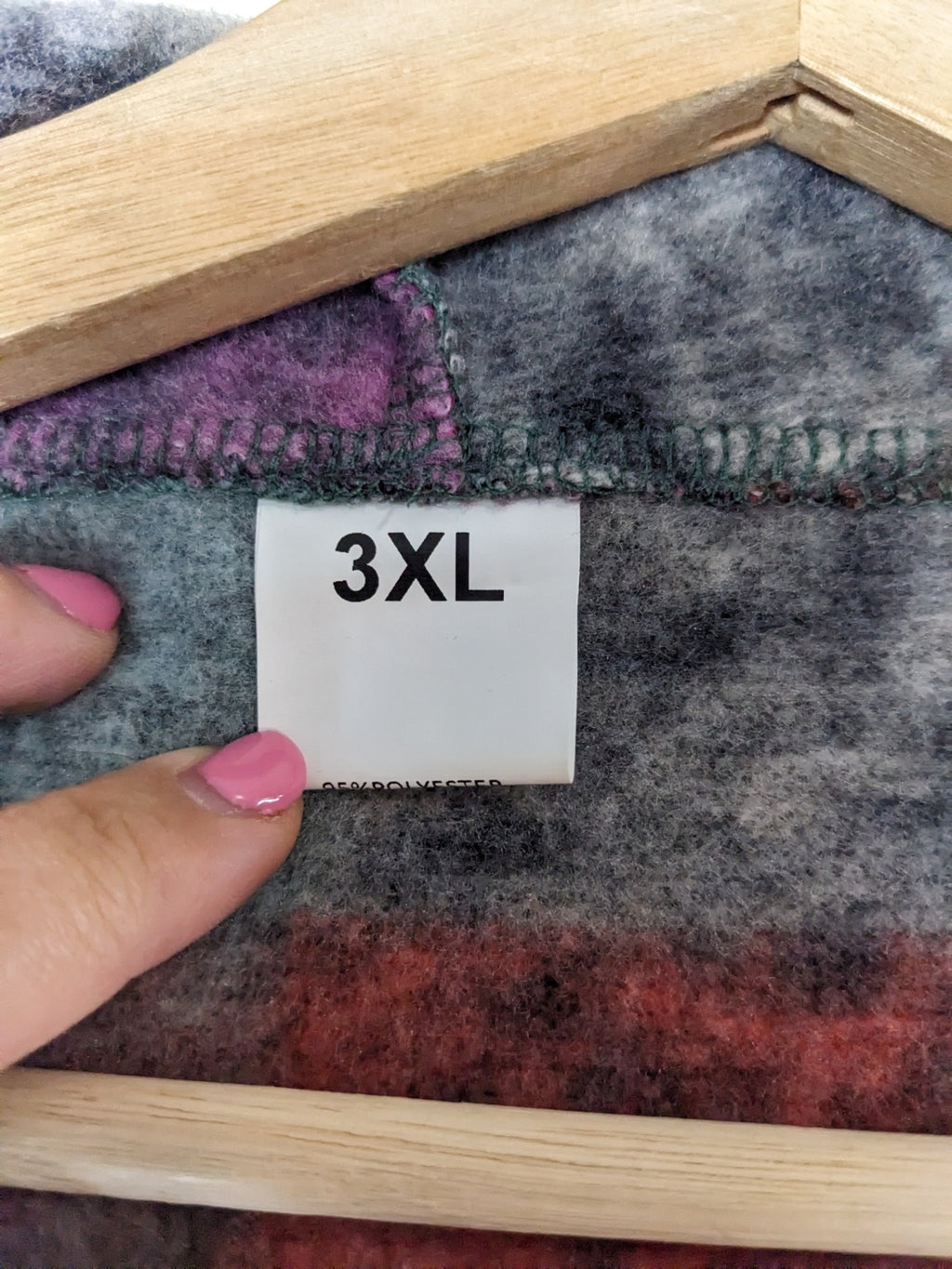 Patterned Coat - 3XL
