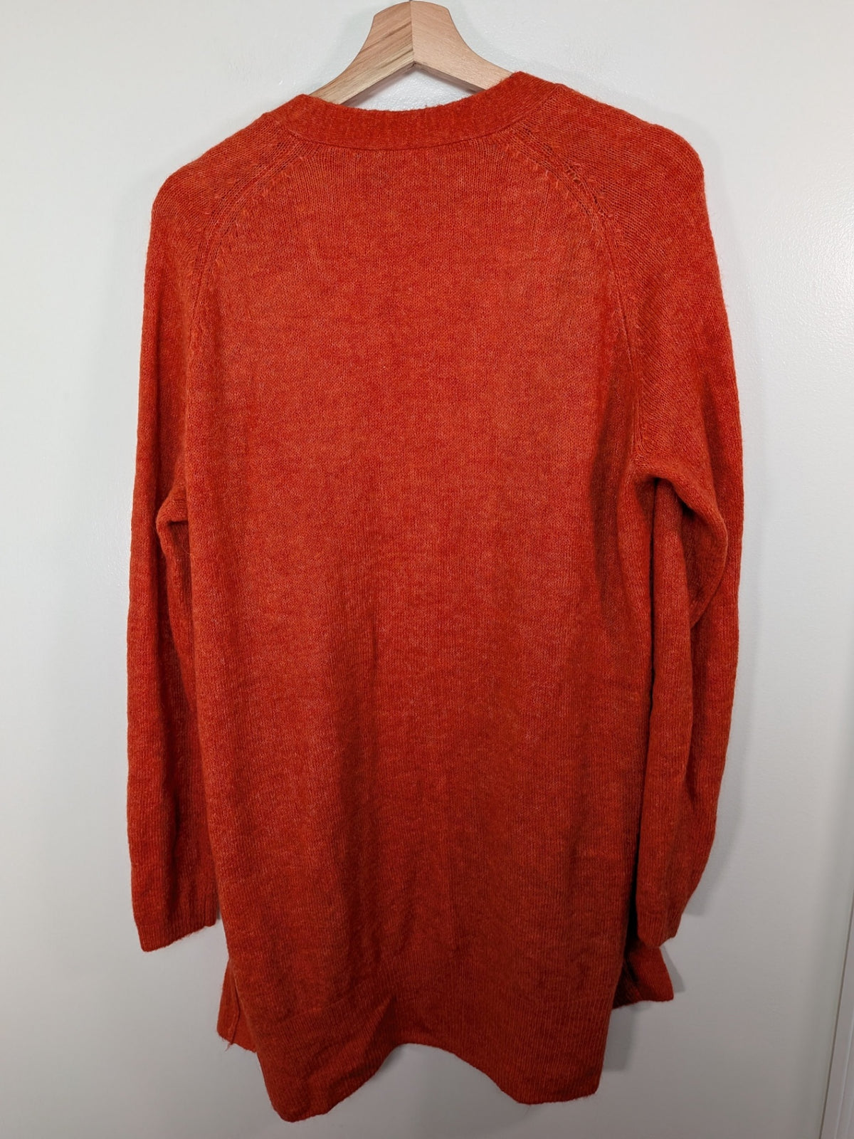 Ichi orange cardigan - M