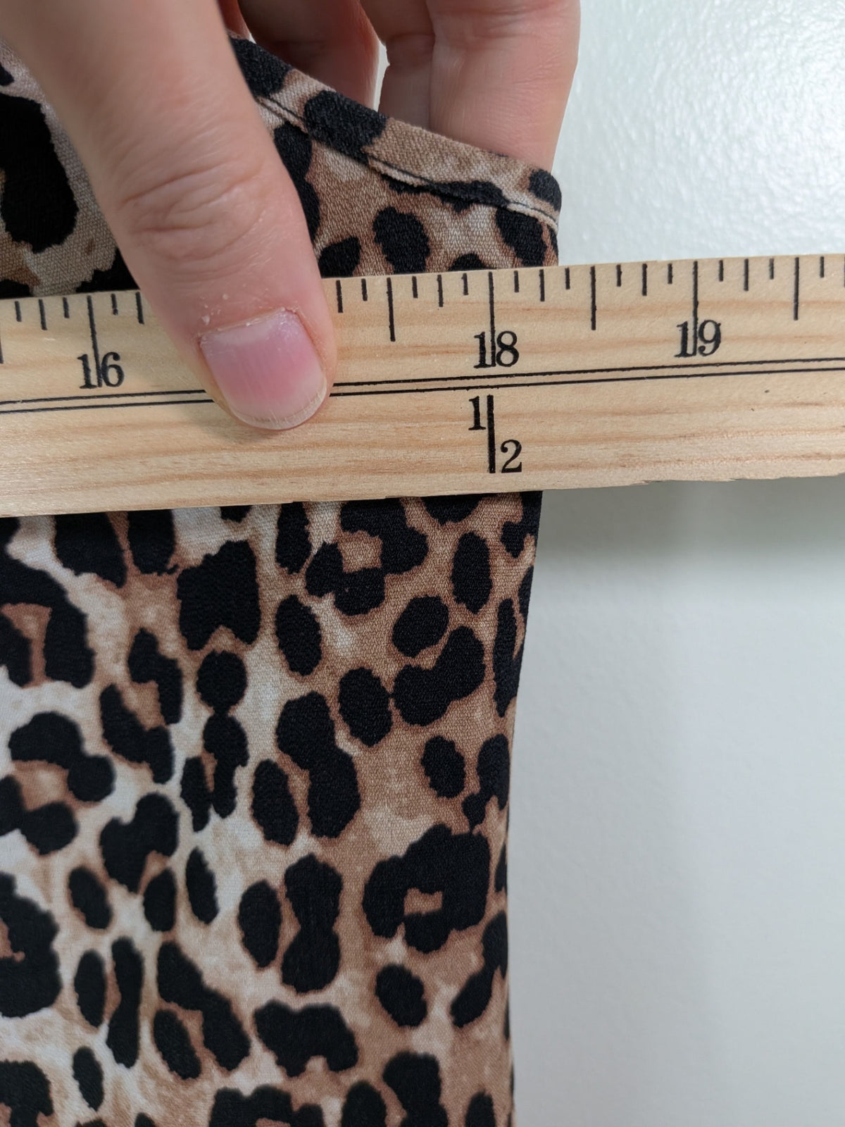 Ricki's cheetah blouse - S