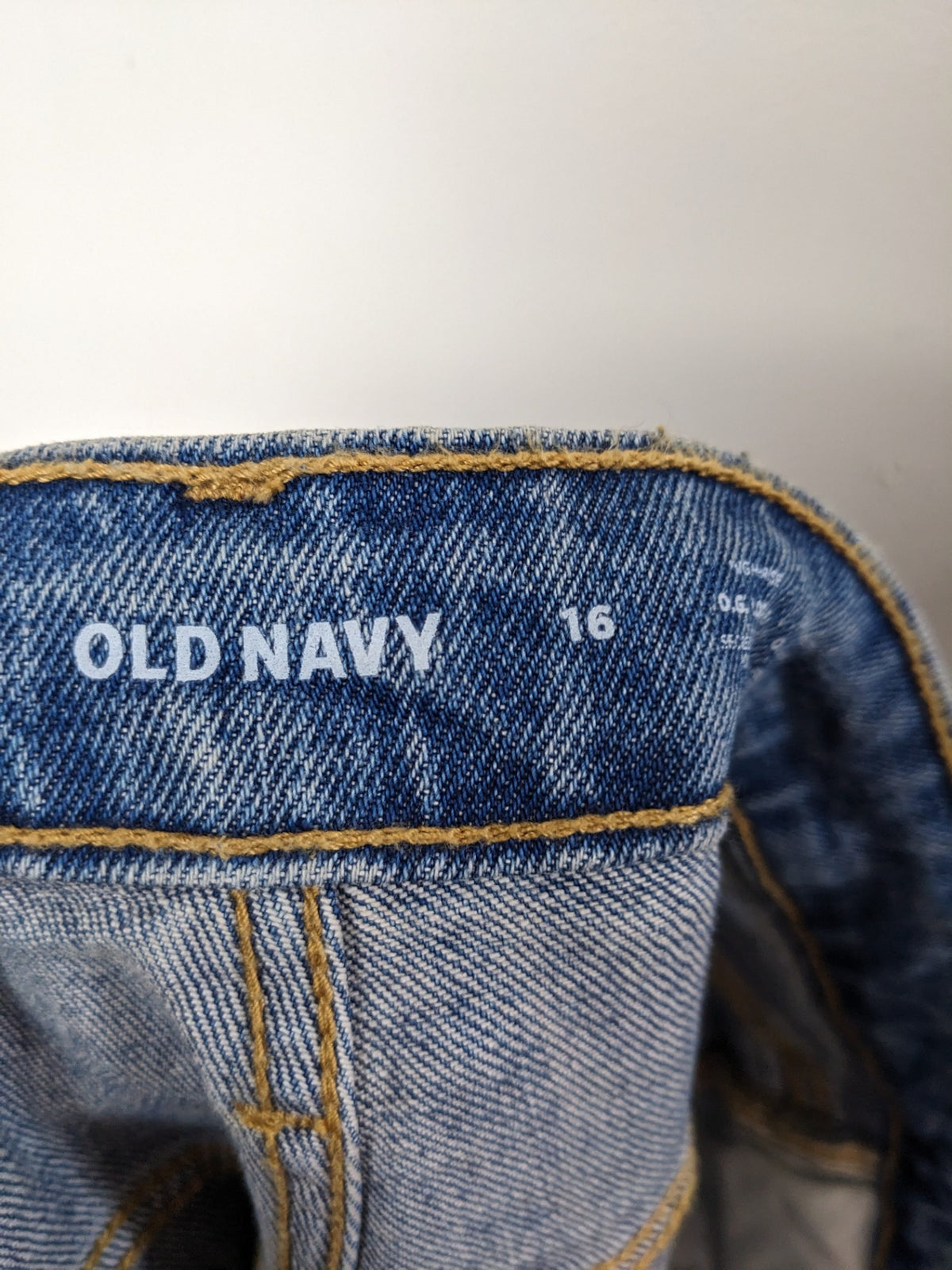 NWT Old Navy O.G. Loose Distressed Jeans - sz 16